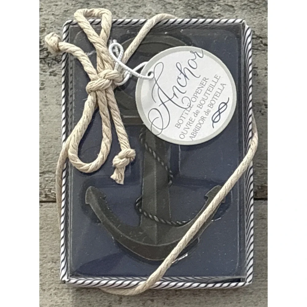 Kate Aspen 2013‎ Nautical Anchor Bottle Opener In Box - New